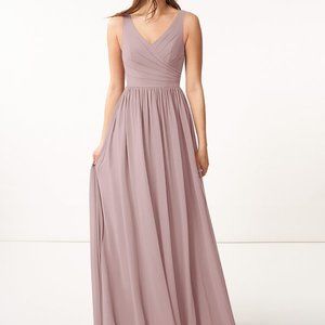 Azazie Keyla Vintage Mauve Bridesmaid Dress (Size A0)